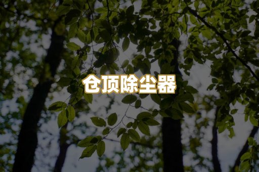 仓顶除尘器